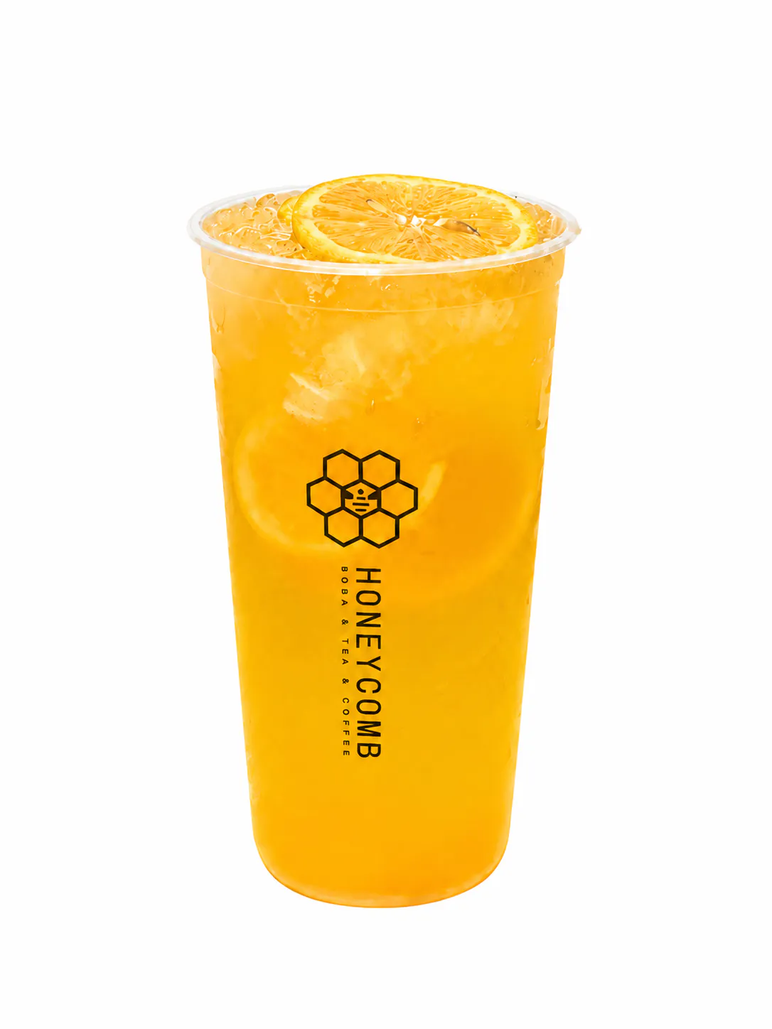 Orange Lemon Fruit Tea at Honeycomb Boba Tea Shop, Boba Tea Shop in Stillwater