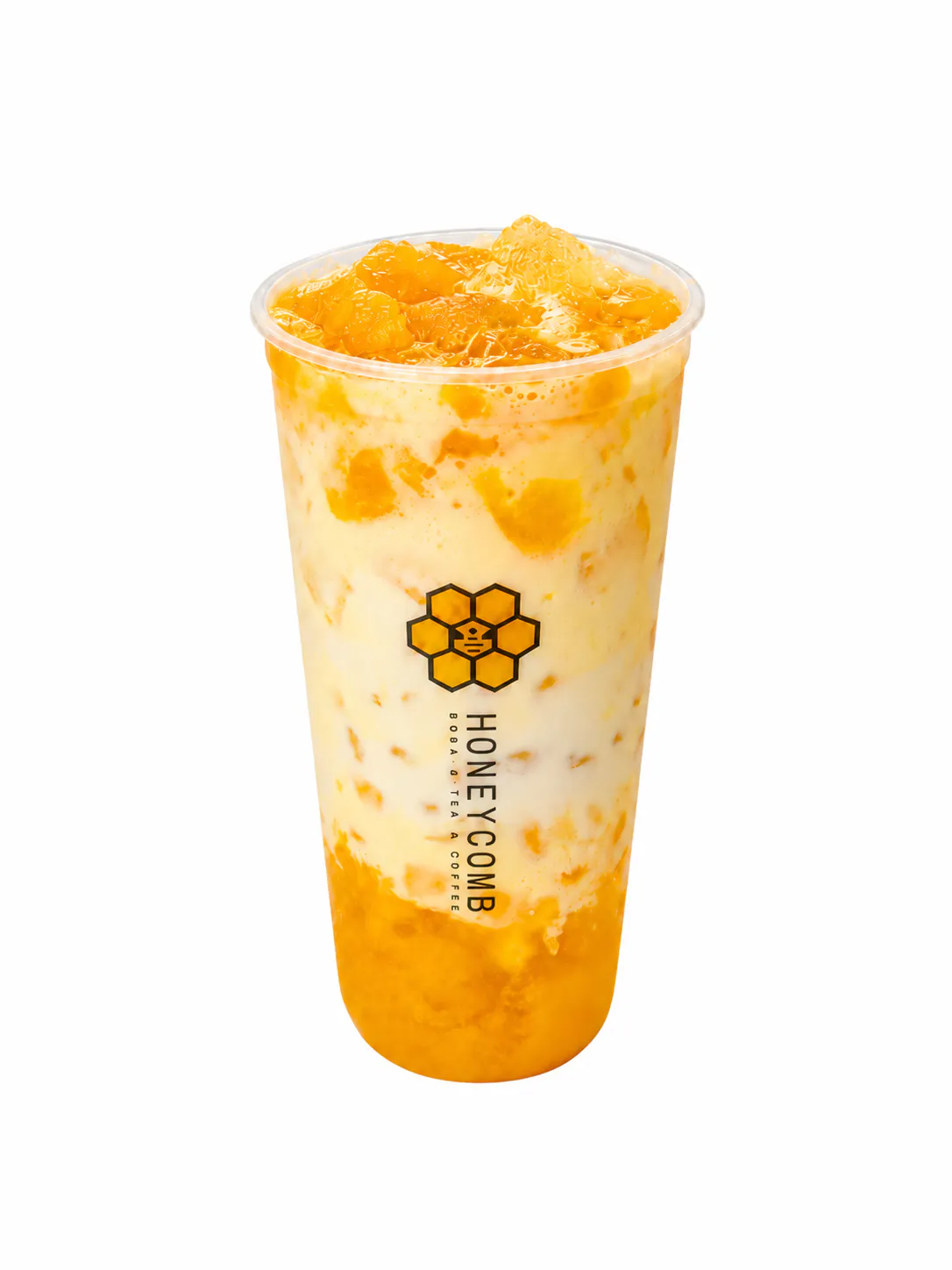 Mango Milk Tea at Honeycomb Boba Tea Shop, Boba Tea Shop in Stillwater